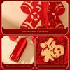 Non-woven Fabric Chinese New Year Decoration Good Luck Happiness Red Spring Festival Decoration Chinese Elements