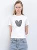 ATELIER NAIN Logo Heart Standard Fit Tee (T-7222)