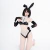 Bunny Girl Sexy Cosplay Rabbit Bunny PU Leather Moe Erotic Erotic Underwear Bodyco Cute Costume Disguise Photography Halloween One Size Headband Tops