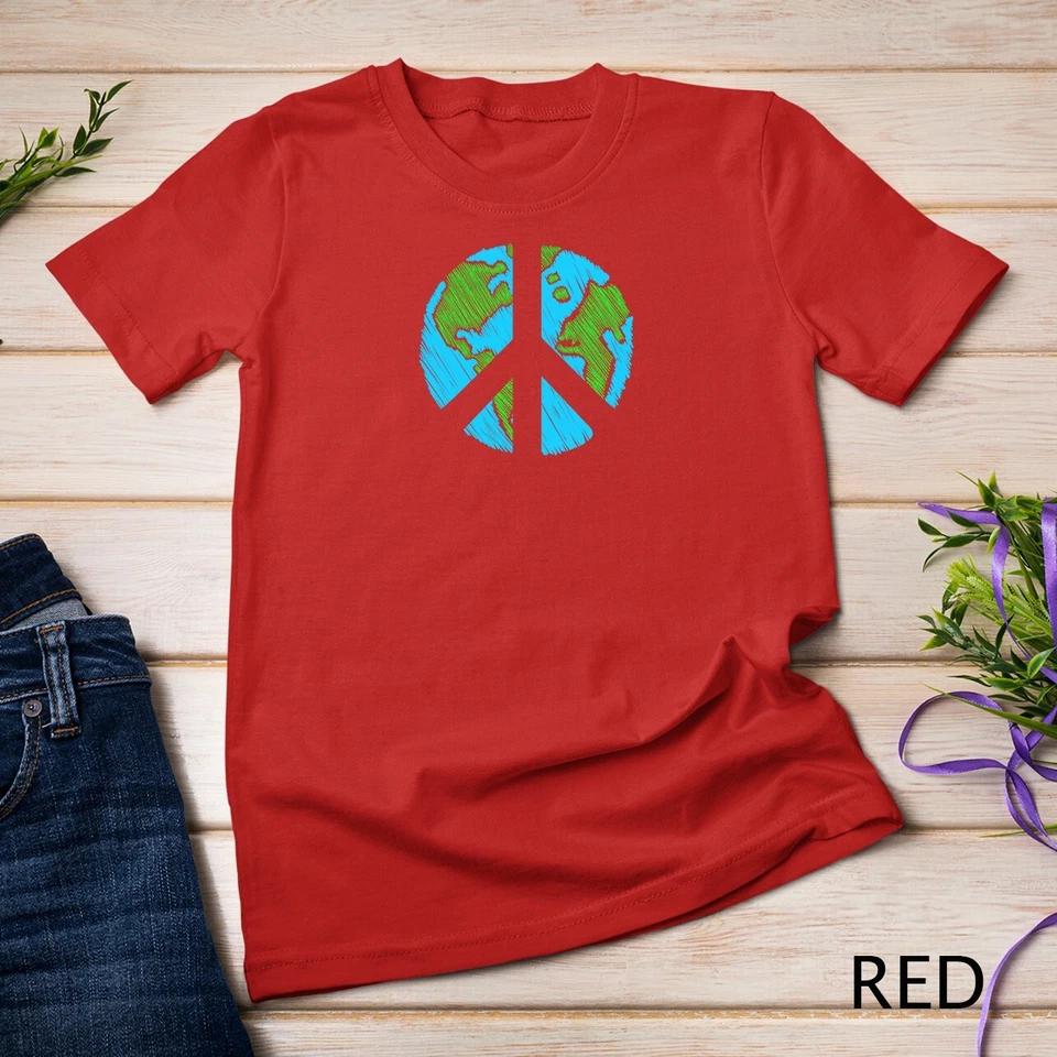 Retro Vintage Peace On Earth Day World Peace Tee Unisex T-shirt 10