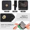 Quartz DIY Wall Clock Movement Mechanism Replacement, Battery Operated Silent Clock Parts for DIY Repair,Black
