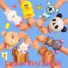 Assorted Cartoon Kids Wrist Balloons - 100 Pack