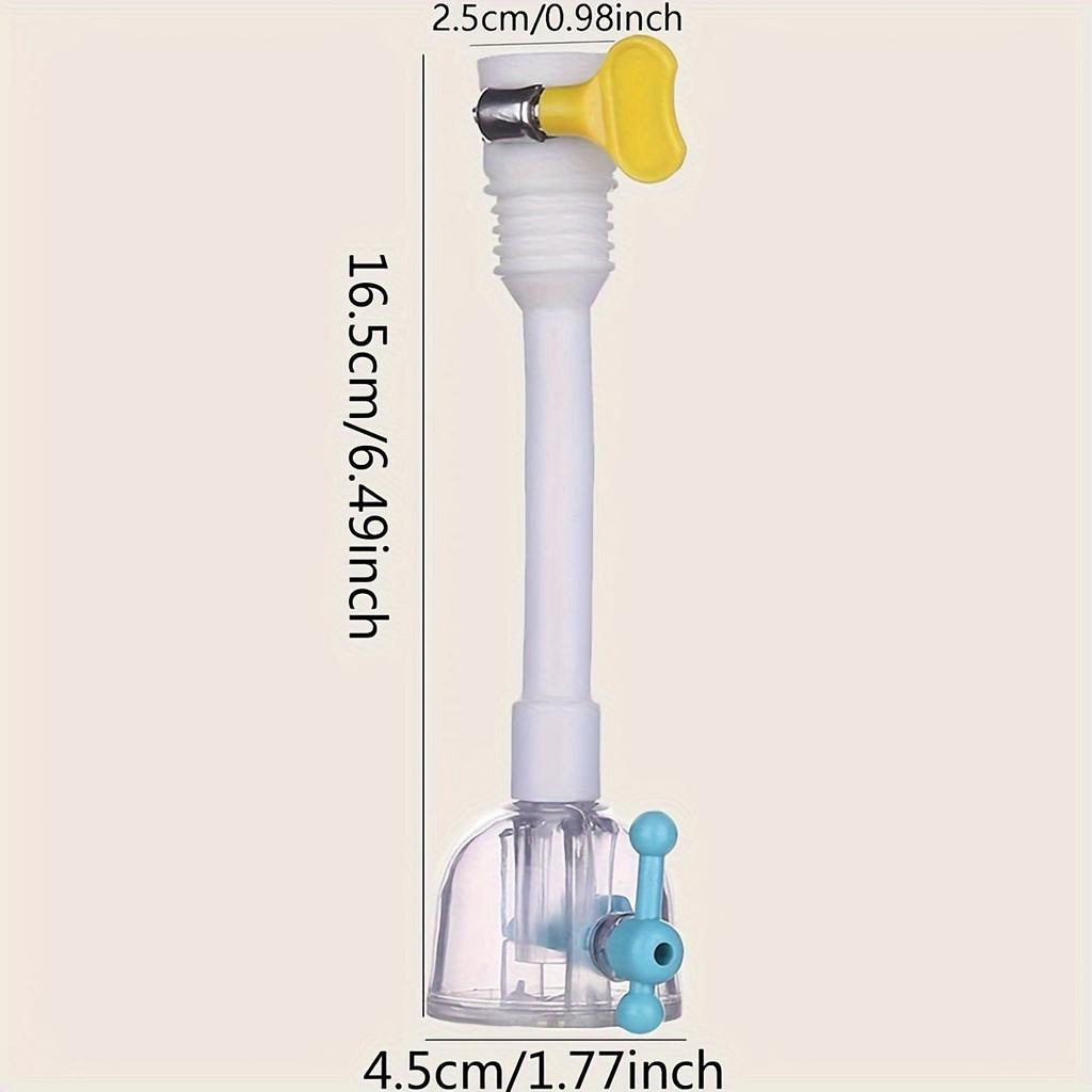 1pc Faucet Filter, Kitchen Connector Splash-proof Shower Head,Telescopic Extension Swivel Water Filter 360° Rotating Water Purif