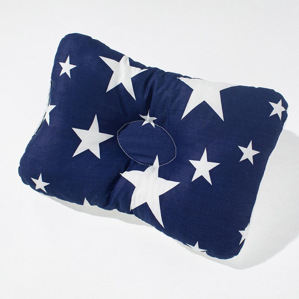 Crib Baby Newborn Pillows Premium Soft Infant Prevent Flat Head Shaping Dimple