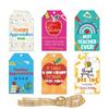 60pcs Cute Teachers Appreciation Week Tags Blessing Cupcake Tags  Teachers' Day Supplies