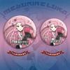 Breloczek z Odznaką Hatsune Miku & Megurine Luka – Zestaw Upominkowy Fan-Made: Bilet Laserowy, Pocztówka i Zakładka