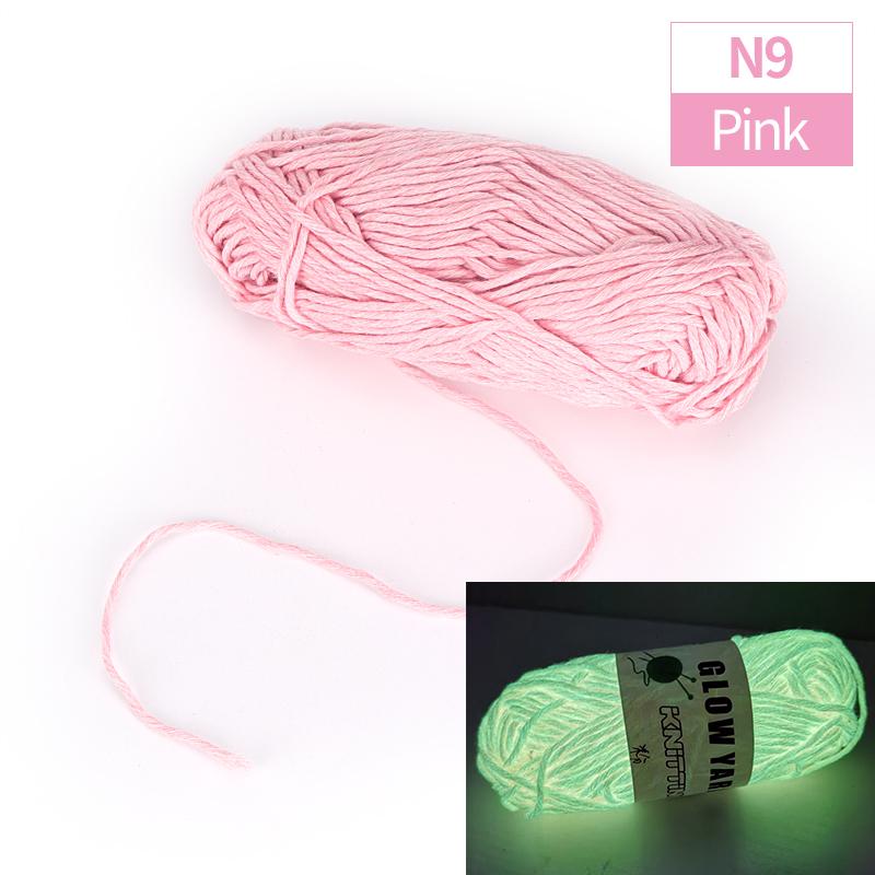 1pc Creative Functional Yarn Glow In The Dark Yarn, Polyester Luminous Chunky Weaving Yarn, DIY Handcraft Knitting Crochet Yarn