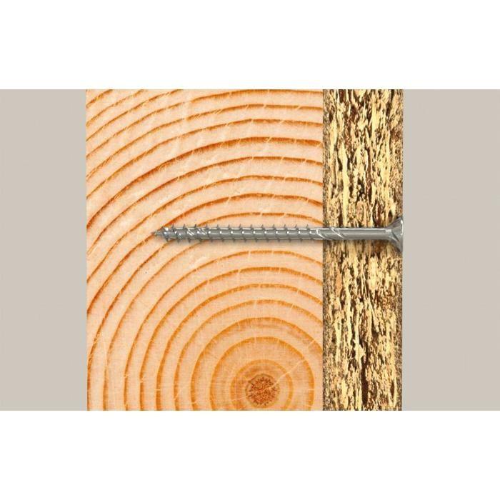 Vis à bois Power FPF II CTF FISCHER 4 x 70 BC - Boite de 200 - 670179