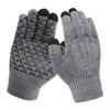 USB Heating Gloves Touch Screen Electric Heated Gloves Knitted Gloves Hand Warmer for Backpacking Mountaineering Riding Camping