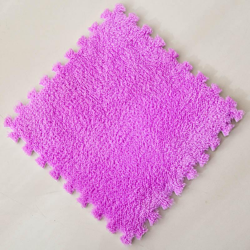 12Pcs Baby Plush Activity Play Mat EVA Foam Soft Play Carpet 30*30*1CM Puzzle Play Mat Rug for Children Bebe Room Floor Mat