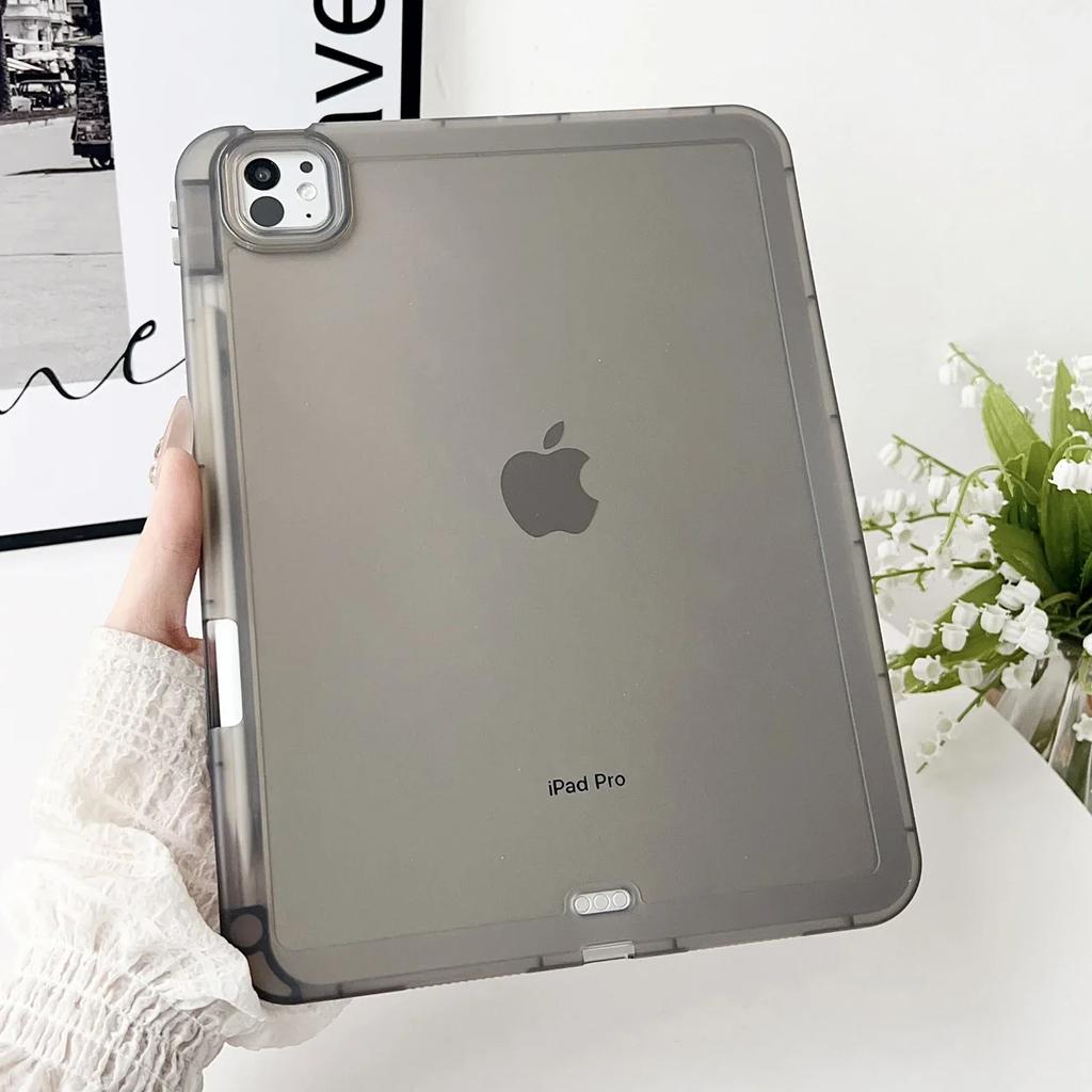 Tablet Case For iPad 6 7 8 9 10th Generation Case Air 4 5 Pro 10.2 10.9 11 inch Mini with Pencil Slot Soft Clear Cover