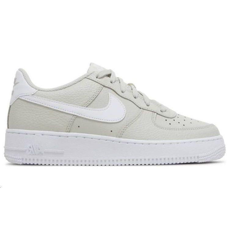 Nike Air Force 1 GS Light Bone Kids Sneakers White CT3839-001