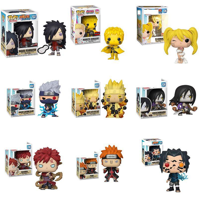 Juguete de Figura de Acción Pop Trans Naruto de Alta Calidad con Sasuke y Kakashi