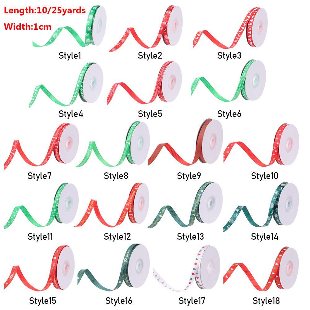 Decor Hair Bows DIY Printed Grosgrain Ribbons Wedding Decoration Christmas Ribbon Gift Wrapping