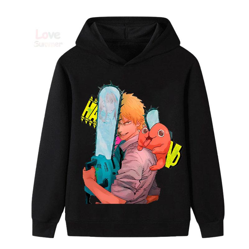 Japanese Anime Children Boys Girls Retro Hoodie Cartoon Jacket Kids Manga Coat Anime