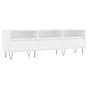 VidaXL Meuble TV blanc 150x30x44,5 cm bois d'ingénierie 831276