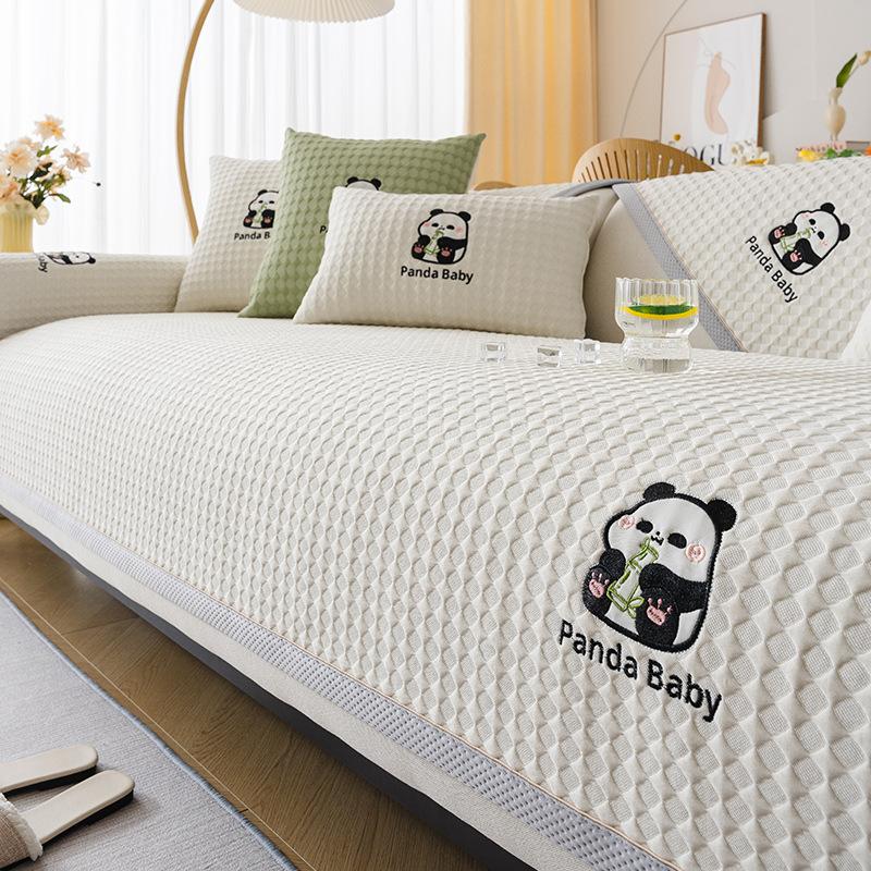 Cool Doudou Sofa Cushion Summer Summer Ice Silk Mat Seat Cushion New Non-Slip Sofa Cover Cover Cloth Towel