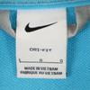 NIKE golf Long sleeve Player Half Zip Wear L light blue DRI-FIT Men's Used
