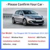 Window Visor for Peugeot 308 T9 MK2 Hatchback 2014~2024 Car Side Vent Smoke Deflector Covers Sun Rain Guards Exterior Accessorie
