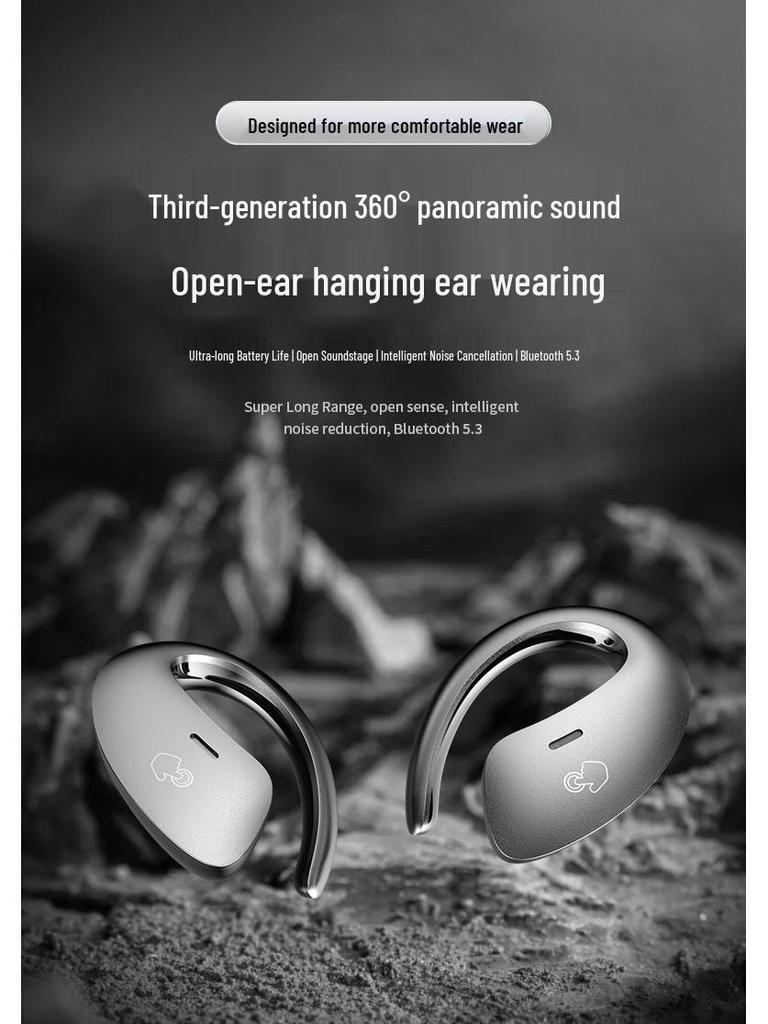 OWS Open-Ear Bluetooth Bone Conduction Earbuds for Running and Sports