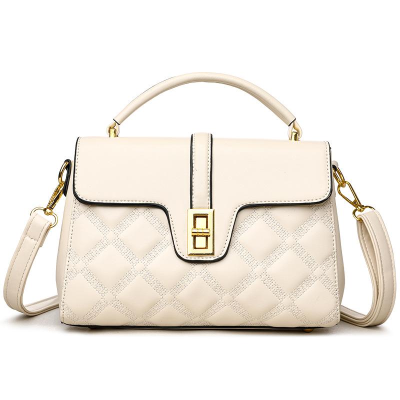 New Bag Women's Messenger Bag Fashion Versatile Popular Handbag Premium Atmosphere Commuter Shoulder Bag Small Square Bag