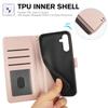 PU Leather Case for Samsung Galaxy A17 5G/A17 4G/A26 5G Stand View Phone Wallet Cover with Hand Strap