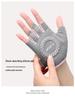 Damen Halbfinger Anti-Rutsch Fitnesshandschuhe für Radfahren, Klimmzüge und Kettlebell-Training