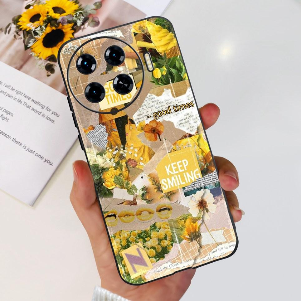 For Tecno Spark 20 Pro Plus Spark 20c 20Pro Phone Case Rose Flower Butterfly Stylish Fashion Soft Matte TPU Silicone Back Cover
