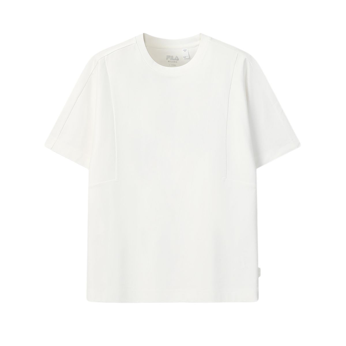 FILA Milano Loose Knit Crew Neck Short Sleeve T-Shirt Men tops F11M625113F-IV L