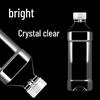 Disposable Transparent Plastic Bottle with Lid - Half Jin Size, Food-Grade for Mineral Water or Juice