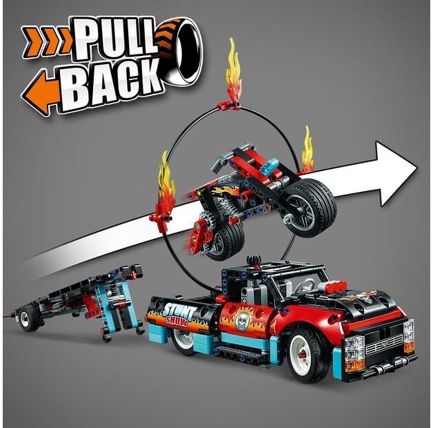 LEGO Technic 42106 Фургон и каскадерский мотоцикл