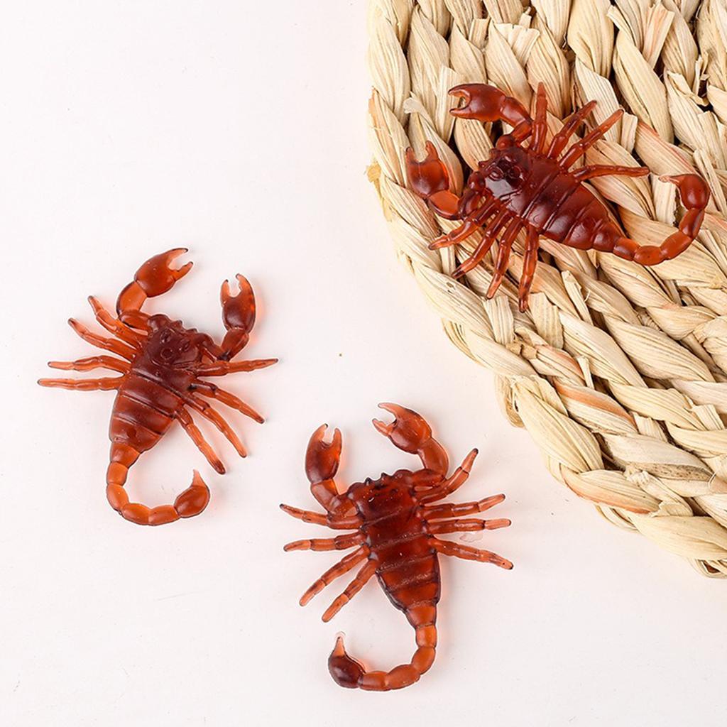 10PCS/Set Halloween Style Insect Simulated Cockroach Spider Centipede Scorpion Bugs DIY Carnival Pranks Scary Souvenirs Gift ZYF