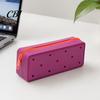 Supplies Bag Silicone Pencil Case, Cute Heart Star Shape Large Pouch, Case Soft Pen for Students, School Stationery Organizer