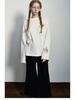 Dai He Early Spring Casual Color Block Horse Print Long Sleeve T-Shirt