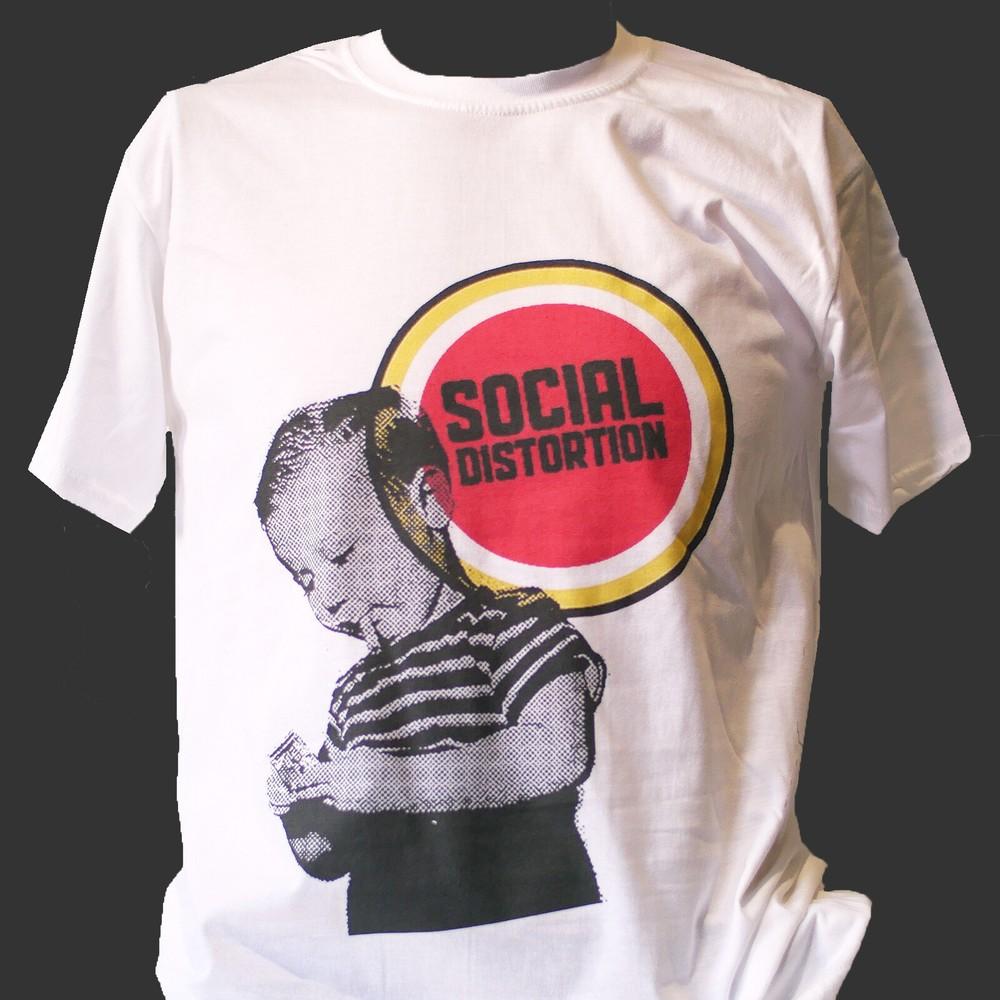 SOCIAL DISTORTION HARDCORE PUNK ROCK TSHIRT unisex S3XL Unisex T-Shirt S
