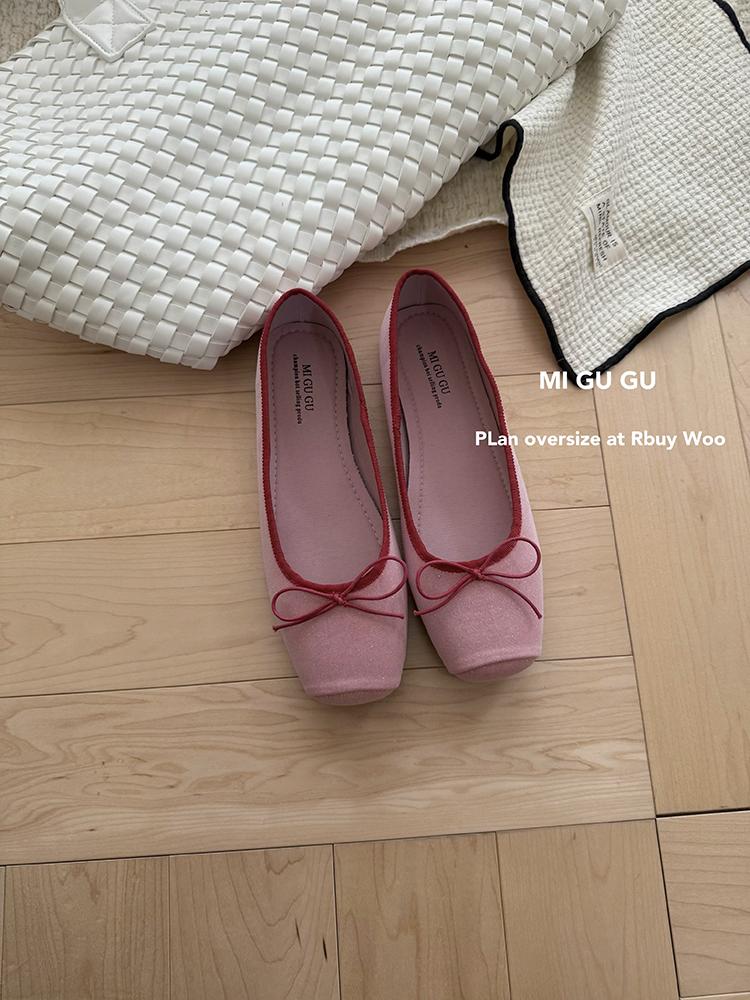 Fashion 2025 Spring Summer Brand Women Flat Shoes Fashion Round Toe Shallow Slip On Ballerinas Shoes Soft Flat Heel Dress Ballet Shoe