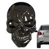 3D Skull Decal, Skeleton Emblem Car Body Sticker, Demon Night Skull Car Sticker Sticker