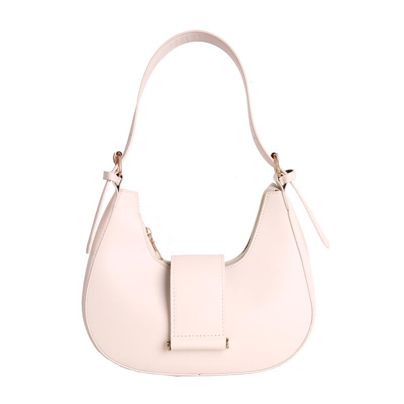 Solid Color Stylish Single Shoulder Underarm Women's Bag - 2025 Autumn/Winter Collection