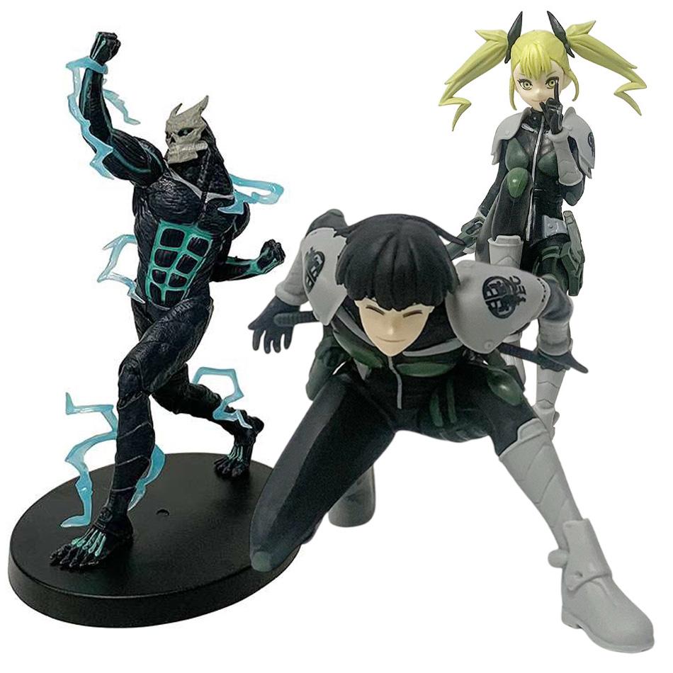 Anime Kaiju No. 8 Kafka Hibino Kikoru Shinomiya Soshiro Hoshi Monster No. 8 Action Figures Anime Peripheral PVC Model Toys Gift