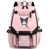 Kuromi Student Backpack With Usb Charging Port For Casual Travel And School Use