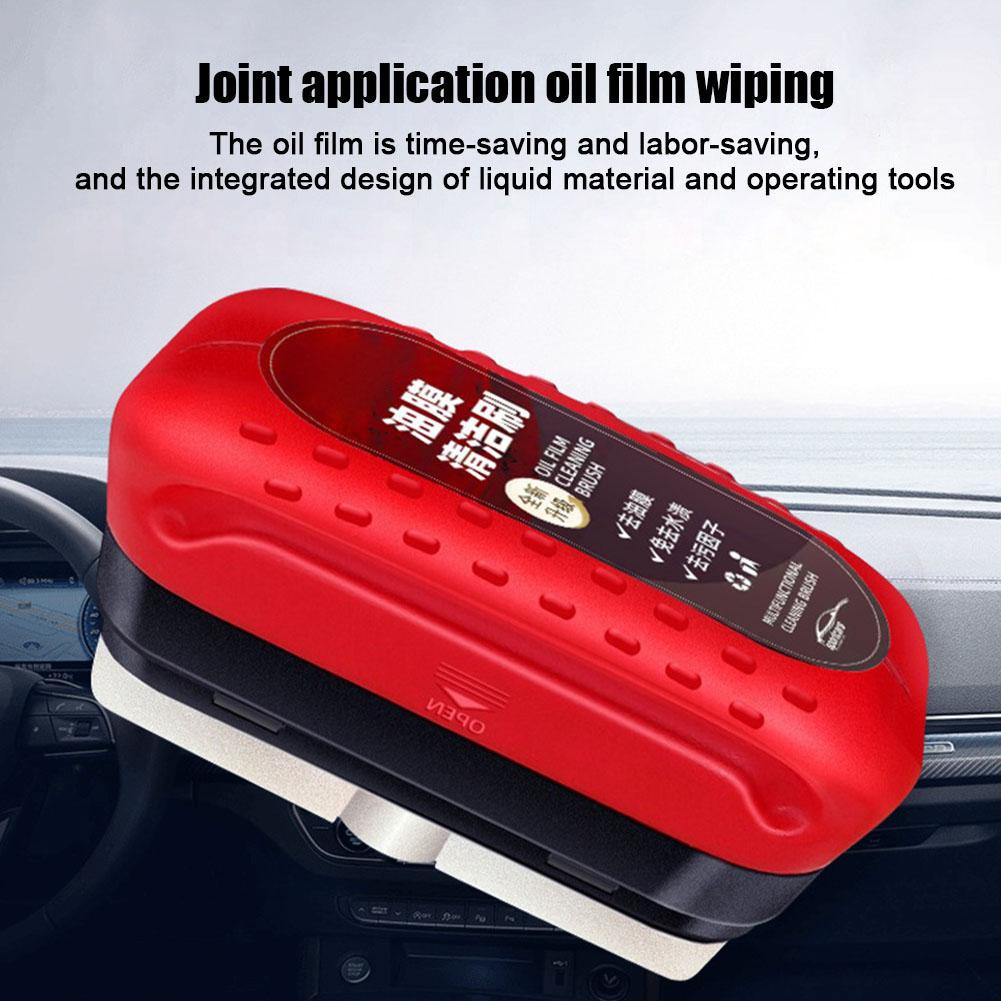 Car Glass Cleaner Windshield Window Glass Oil Film Remover Automotive Glass Sponge Cleaning Brush For Car Polishing Cleaning