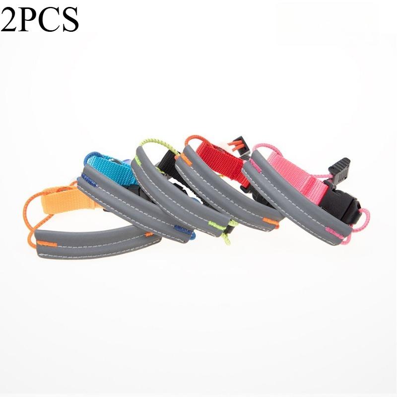 2PCS Reflective Elastic Cycling Pants Belt, Bicycle Pants Belt Road Mountain Bike Riding Leggings