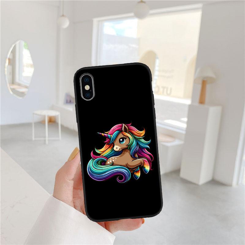 BF28 Cartoon Unicorn Case for Motorola Edge 60 60s 70 G86 G56 G54 E14 G04S G45 G54 G64 S30 S50 X30 X40 X50 Ultra Pro Power