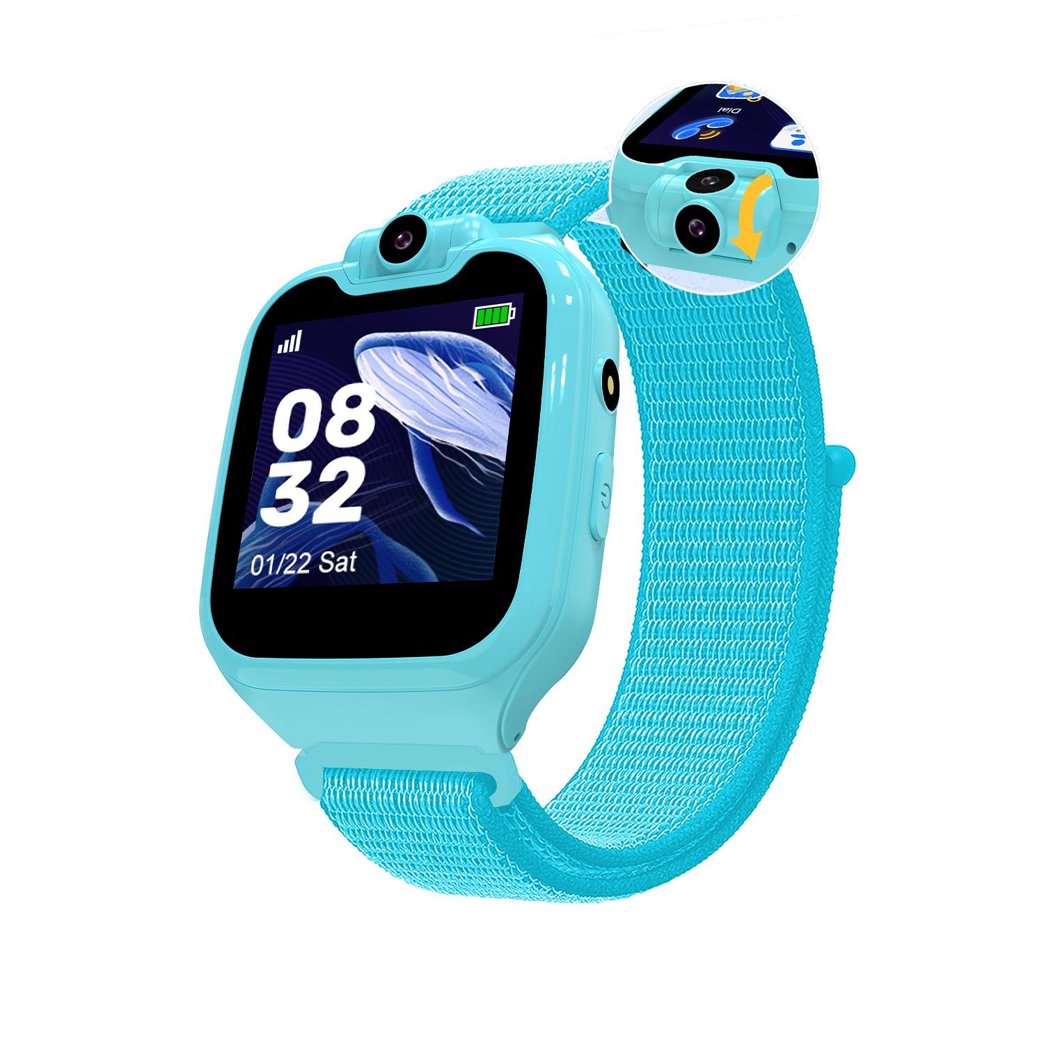 

Детские умные часы G9 Детские умные часы с будильником 16 игр-головоломок с камерой, музыкальным видео, часами с телефонным звонком SOS синий