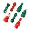 Interactive Christmas Dog Toys Squeeze Squeaky Toy Christmas Tree Elk Santa Chew Squeaker Teething Rubber Toys For Dogs