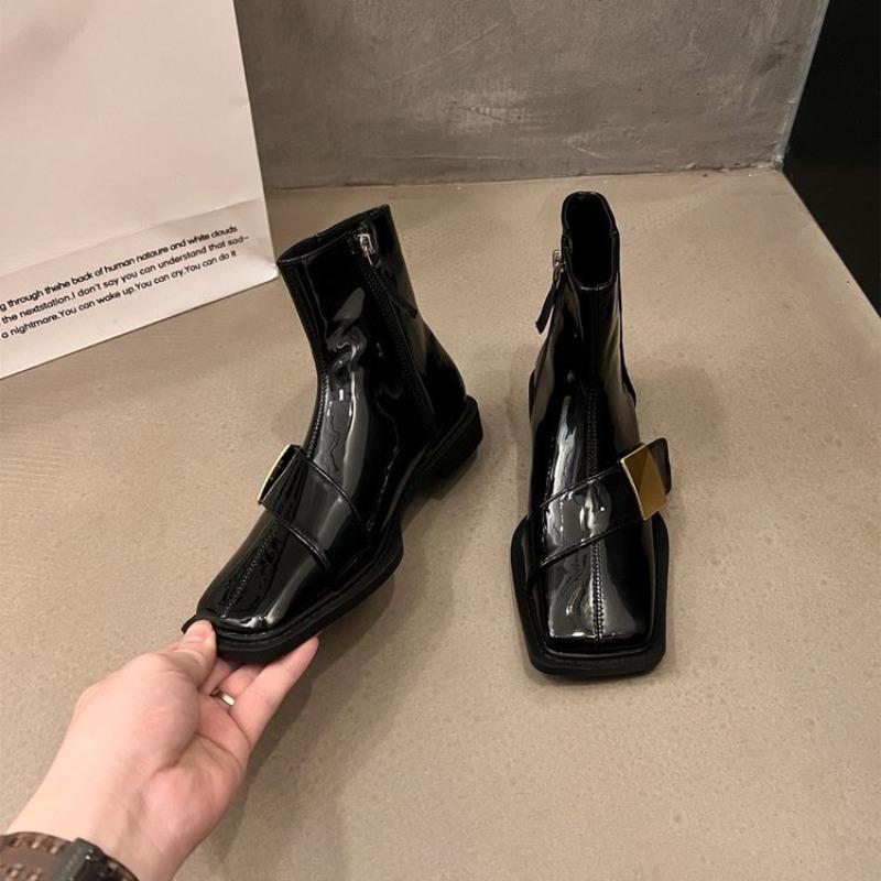 Fashion Booties 2025 Small People Show Tall Korean Heightened Boots Women's Shoes