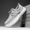 Fashion Men Casual Canvas Shoes Non-Slip Leisure Walk Mens Loafers New Arrival Male Vulcanized Shoes Driving Sneakers Walking Footwear