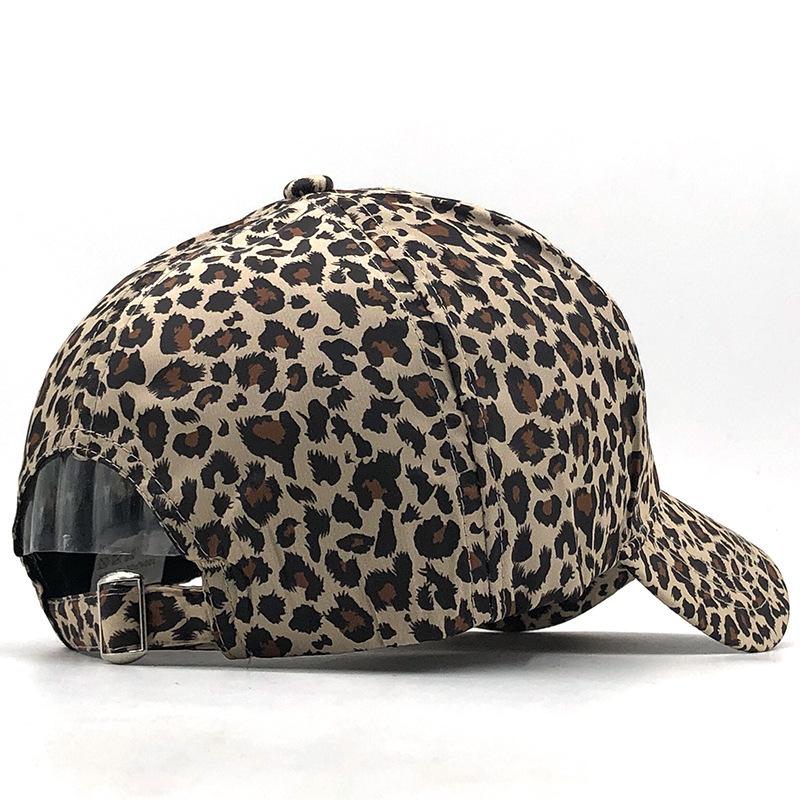 European and American fashion leopard print print baseball cap thin sun hat outdoor travel sun protection cap women's hat