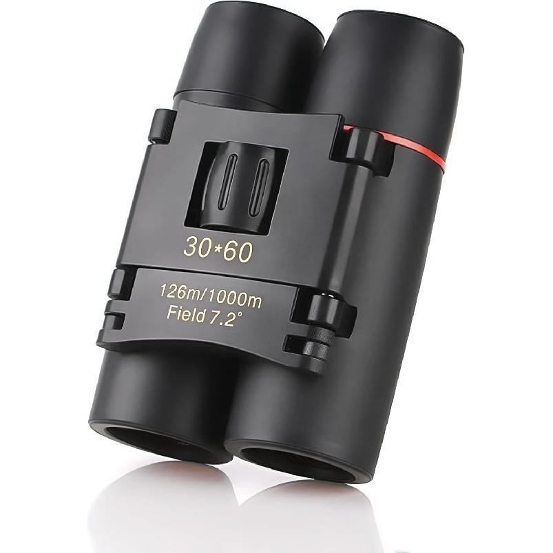 30x60 Compact Binoculars for Adults and Kids - Small Travel Mini Pocket Binoculars for Concert, Opera, Sports, Outdoors, Hiking