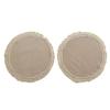 Round Placemats Linen Material Table Mat Drinking Coaster Heat Insulation Mat Round Table Mats for Kitchen Restaurant